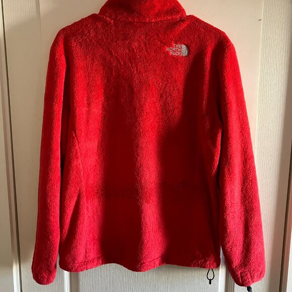 The North Face Women's Medium Red Fleece Full Zip Jacket Long Sleeve. - Picture 8 of 15